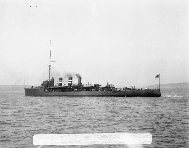 Britain loses first ship in war