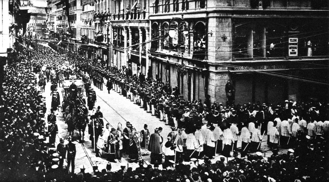 Photograph of Franz Ferdinand buried in Vienna