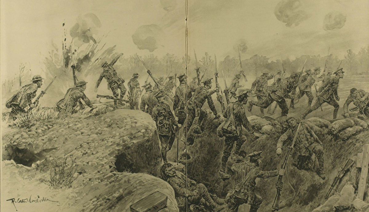 Death on the Western Front during Easter Week, 1916