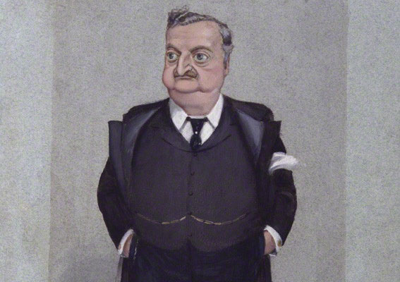 John Redmond has claimed that unionist threats of rebellion against Home Rule are born of a ‘hatred of democracy’. 'John Edward Redmond' by Sir Leslie Ward, watercolour, 7 July 1904.