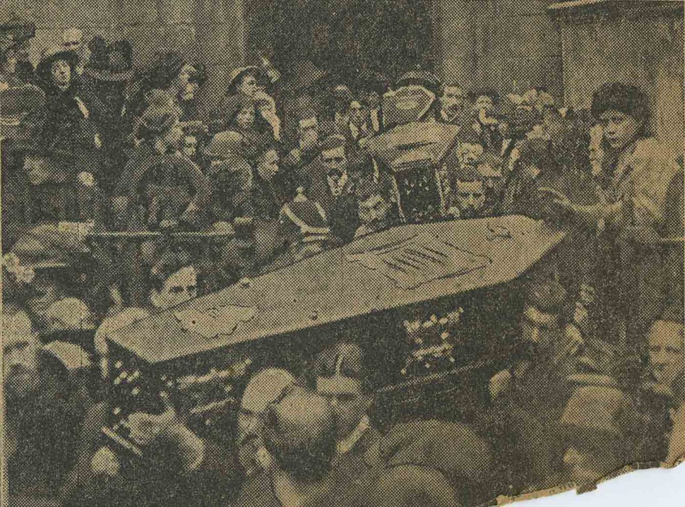 Funerals of the victims of the Church Street tenement collapse held