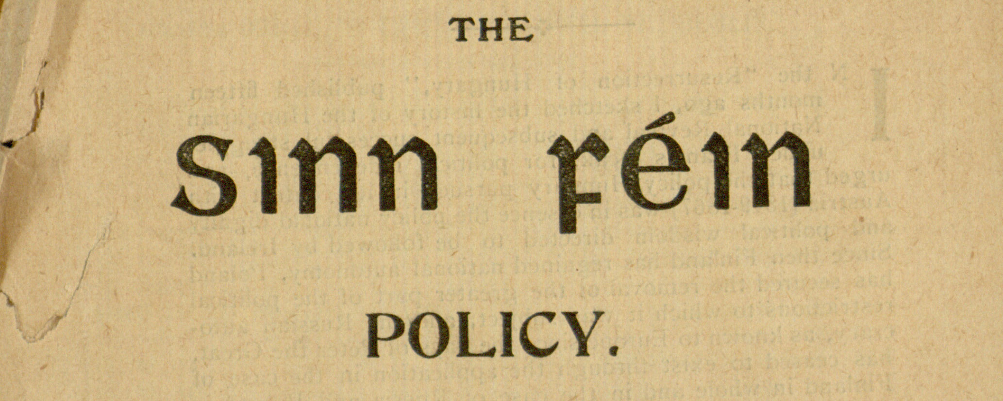 Sinn Féin to boycott Irish Convention