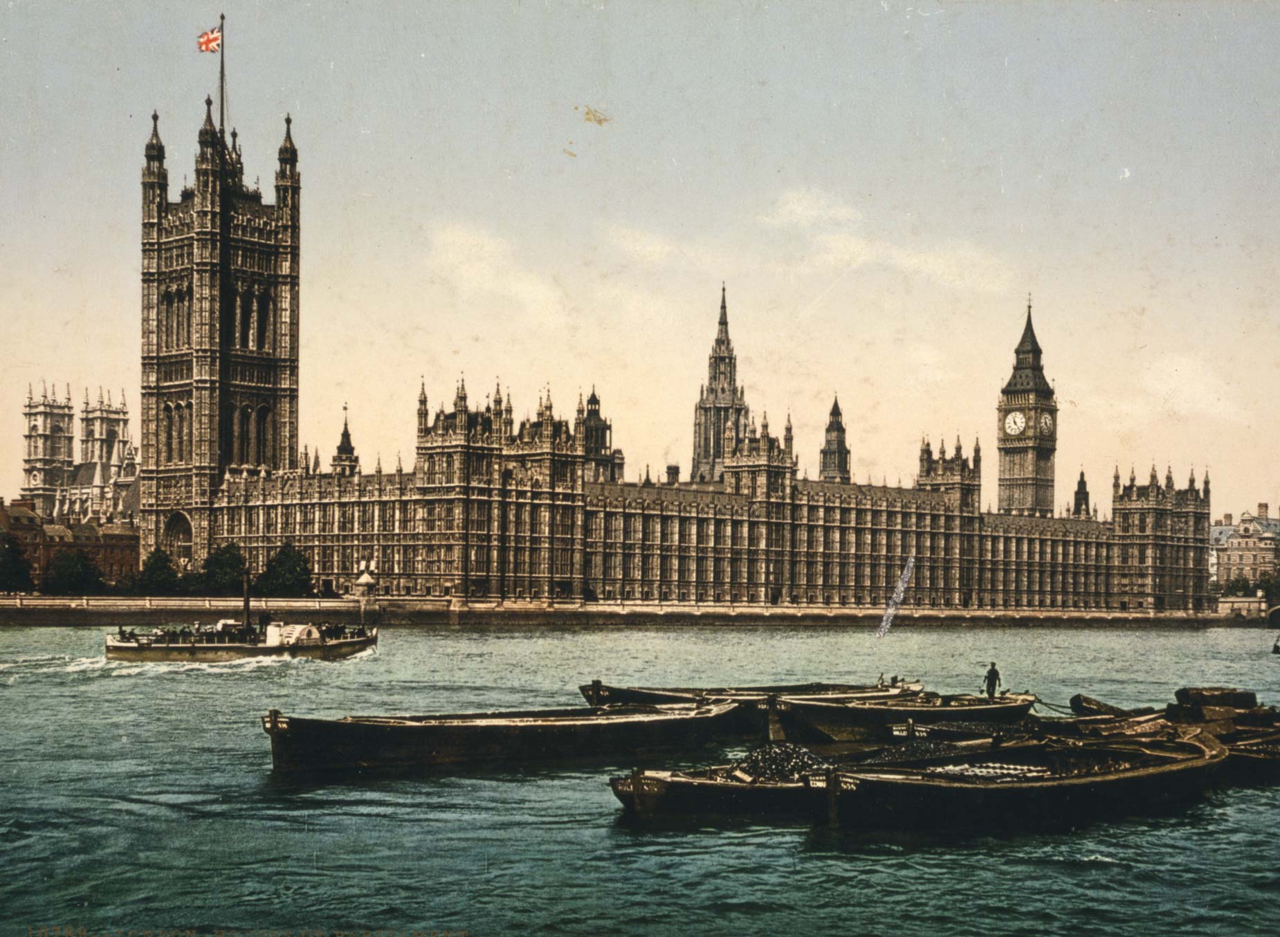 Political punch-up in parliament
