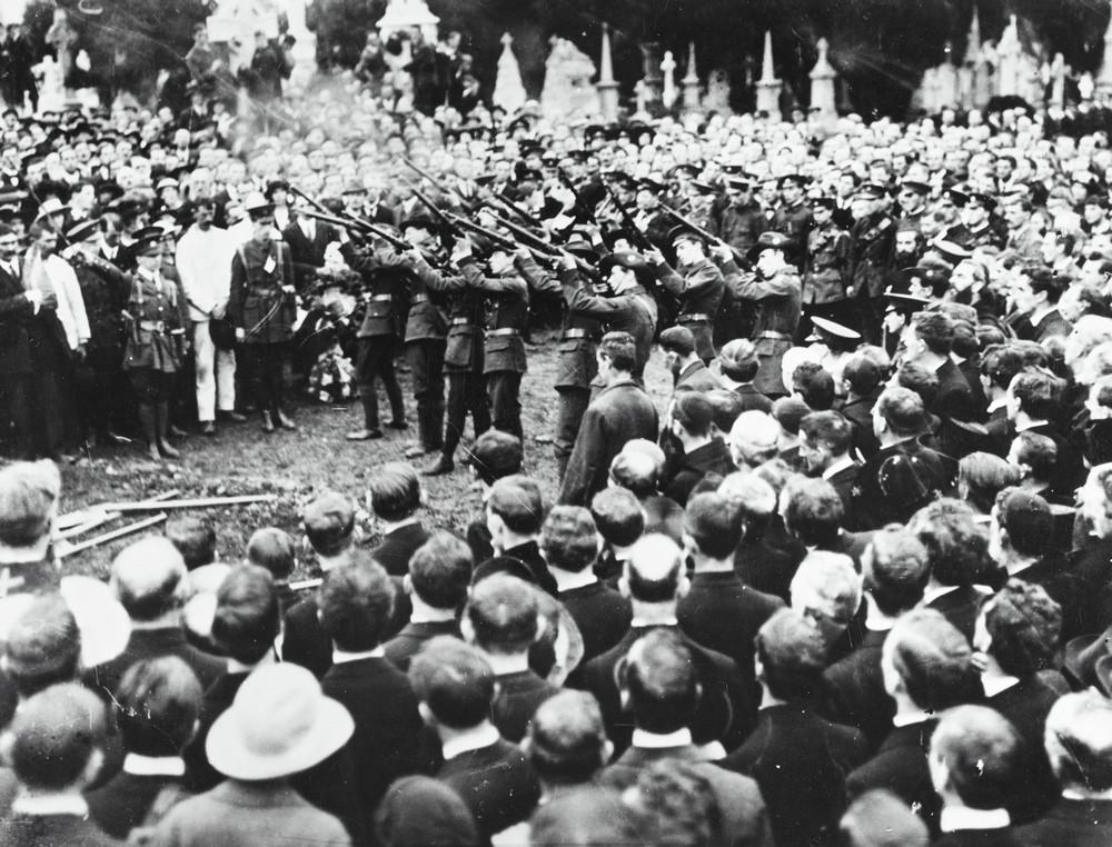Huge crowds attend funeral of Thomas Ashe