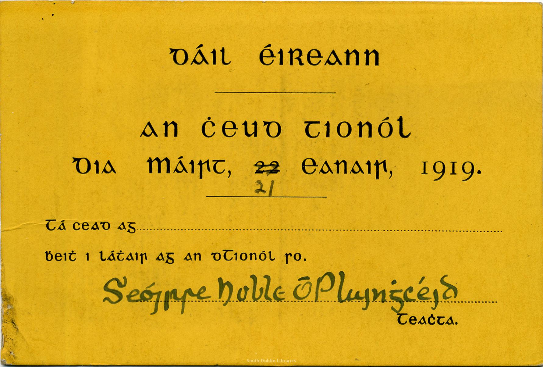 Explainer: Establishing the First Dáil