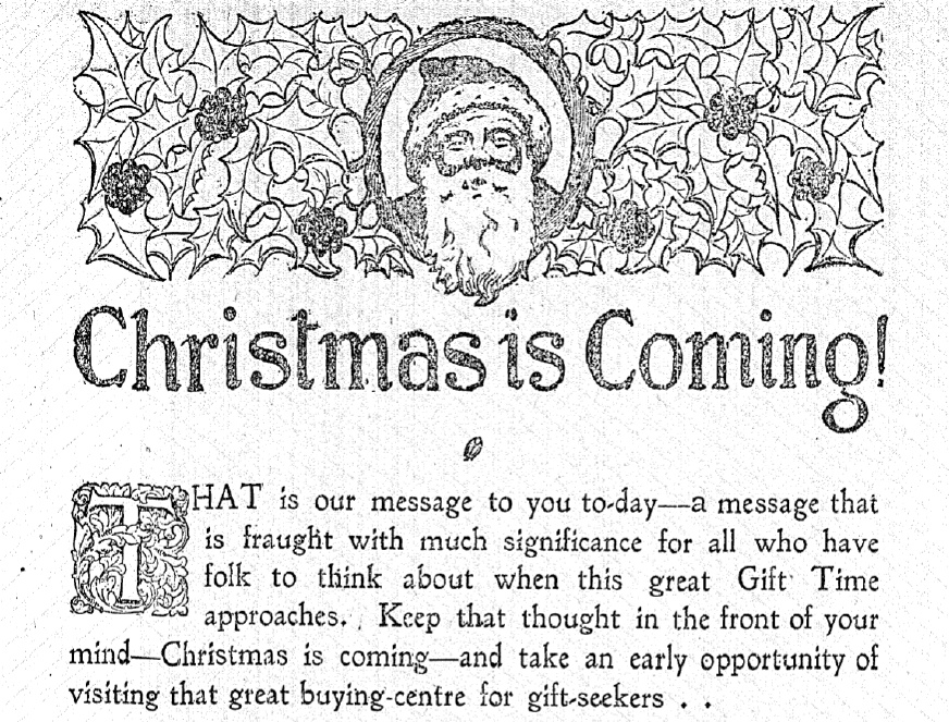 Bumper Christmas publication on the way