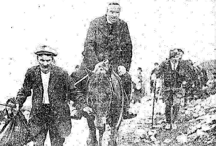 Pilgrims and priests make annual Croagh Patrick climb