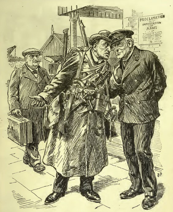 Photograph of Ban imposed on arms imports to Ireland