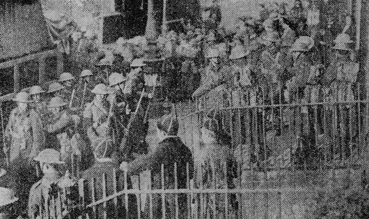 Arthur Griffith claims that arrest of Dáil members has no parallel in history