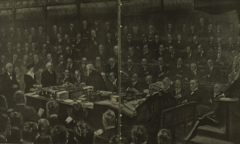 Lady Astor becomes first woman to take seat in Westminster