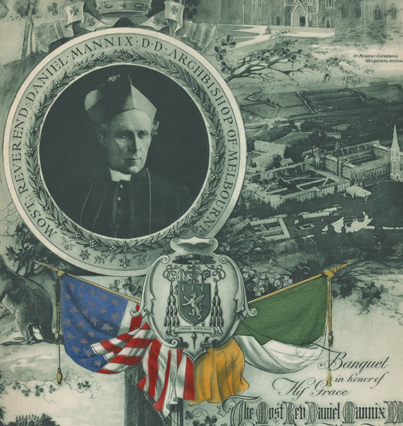 Archbishop Mannix arrives in New York and announces plan to land on ‘soil of the Irish Republic’