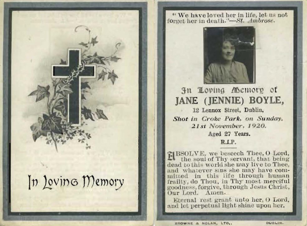 Victims of Dublin’s Bloody Sunday laid to rest