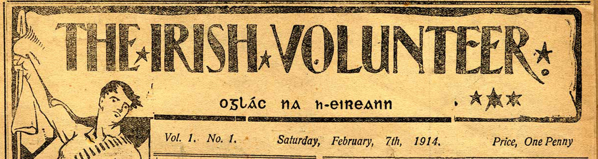 Irish Volunteers launch their own newspaper