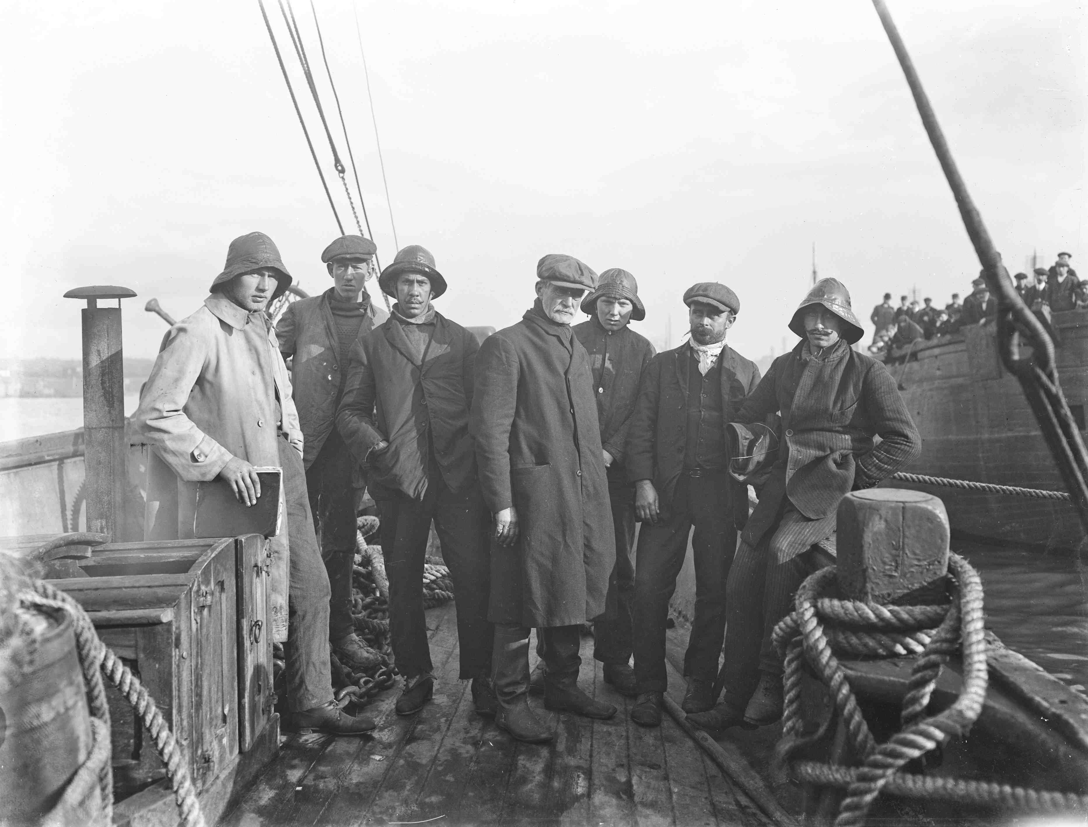 Photograph of Ten dead in Fethard sea disaster