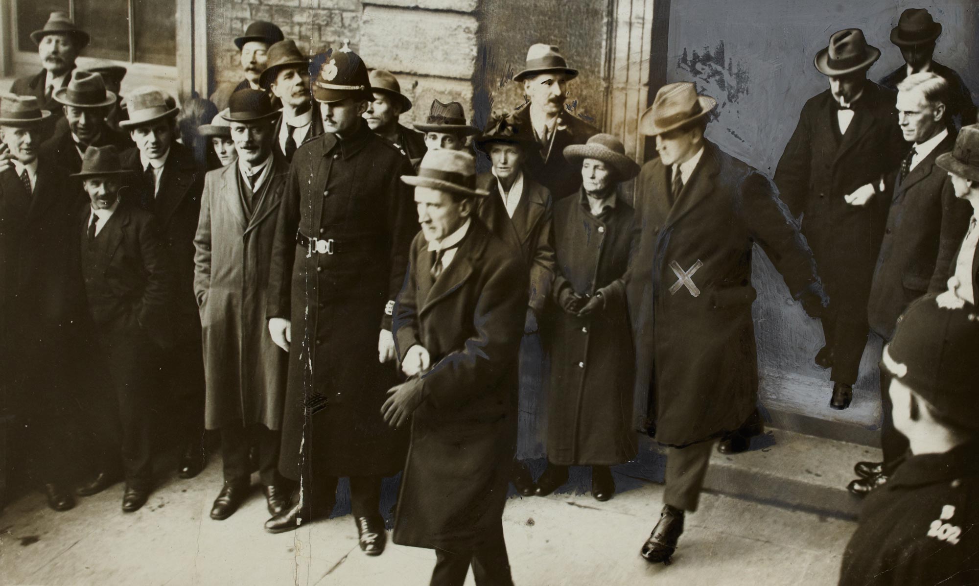 Photograph of Dublin Castle ‘surrendered’ by the British into the ‘hands of the Irish nation’