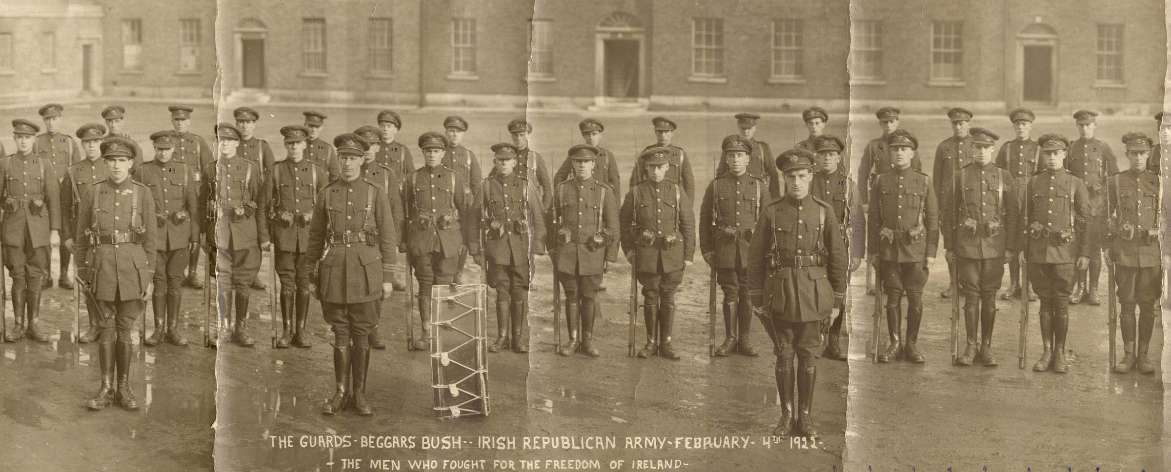 IRA take over Auxiliaries’ headquarters at Beggar’s Bush Barracks