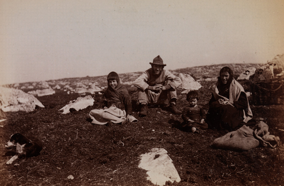  A family pictured in Connemara,1892