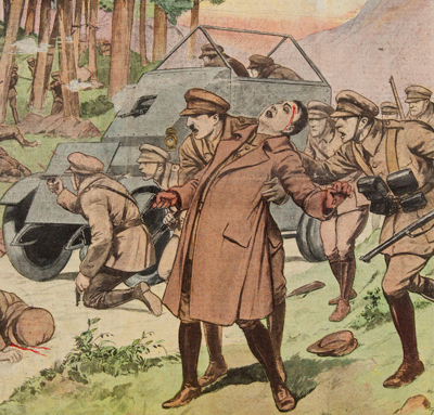 Photograph of Michael Collins slain in west Cork ambush