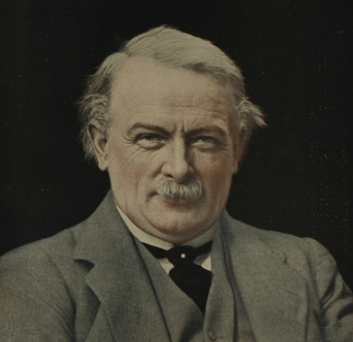 Portrait of Lloyd George ex premier and leader of the National Liberals 