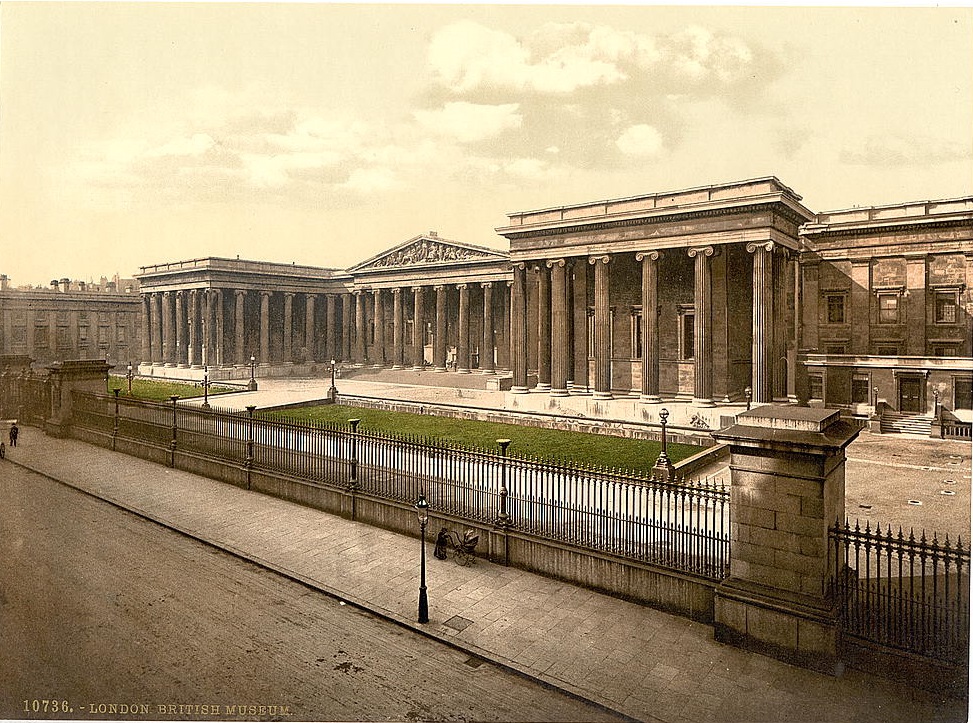 The British Museum, where the, as yet, unnamed Suffragette wreaked havoc today
