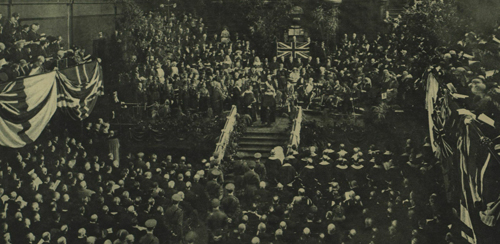 Photograph of Belfast’s big welcome for first Governor General of Northern Ireland