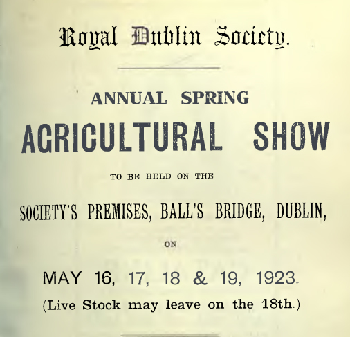Large crowds attend Dublin Spring Show