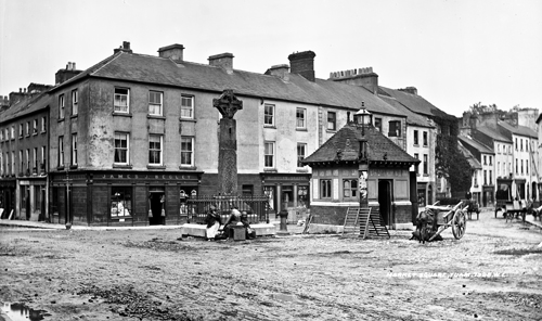The market square in Tuam, the town where the Ardrahan men were executed.
