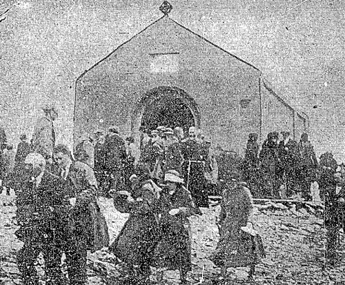 Rains fails to deter pilgrims from Croagh Patrick climb