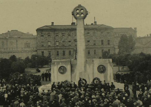 In Pictures: Leinster Lawn Cenotaph in honour of Collins and Griffith