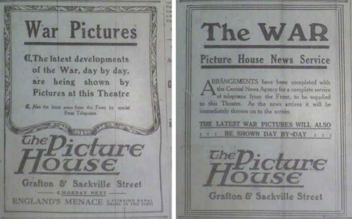 Shadow Soldiers Flickering on a Screen: Irish Cinema and the Beginning of World War I