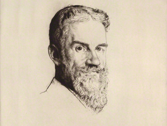 George Bernard Shaw condemns pay given to soldiers at war