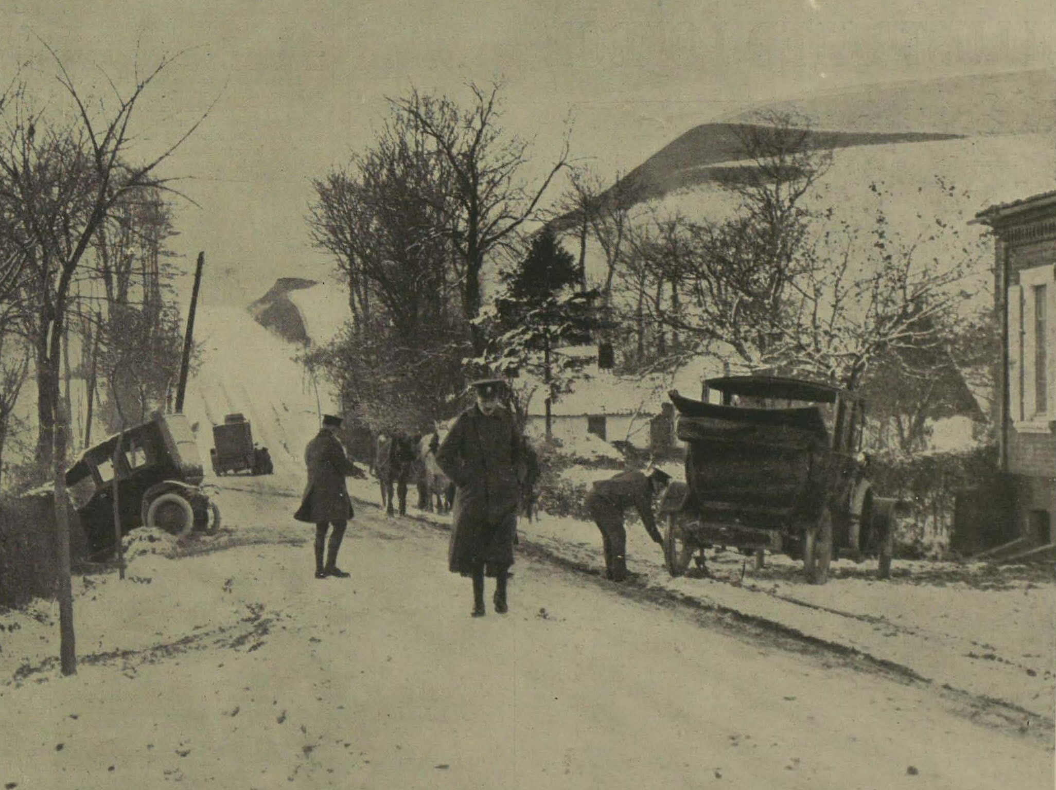 The brutality of winter in the trenches