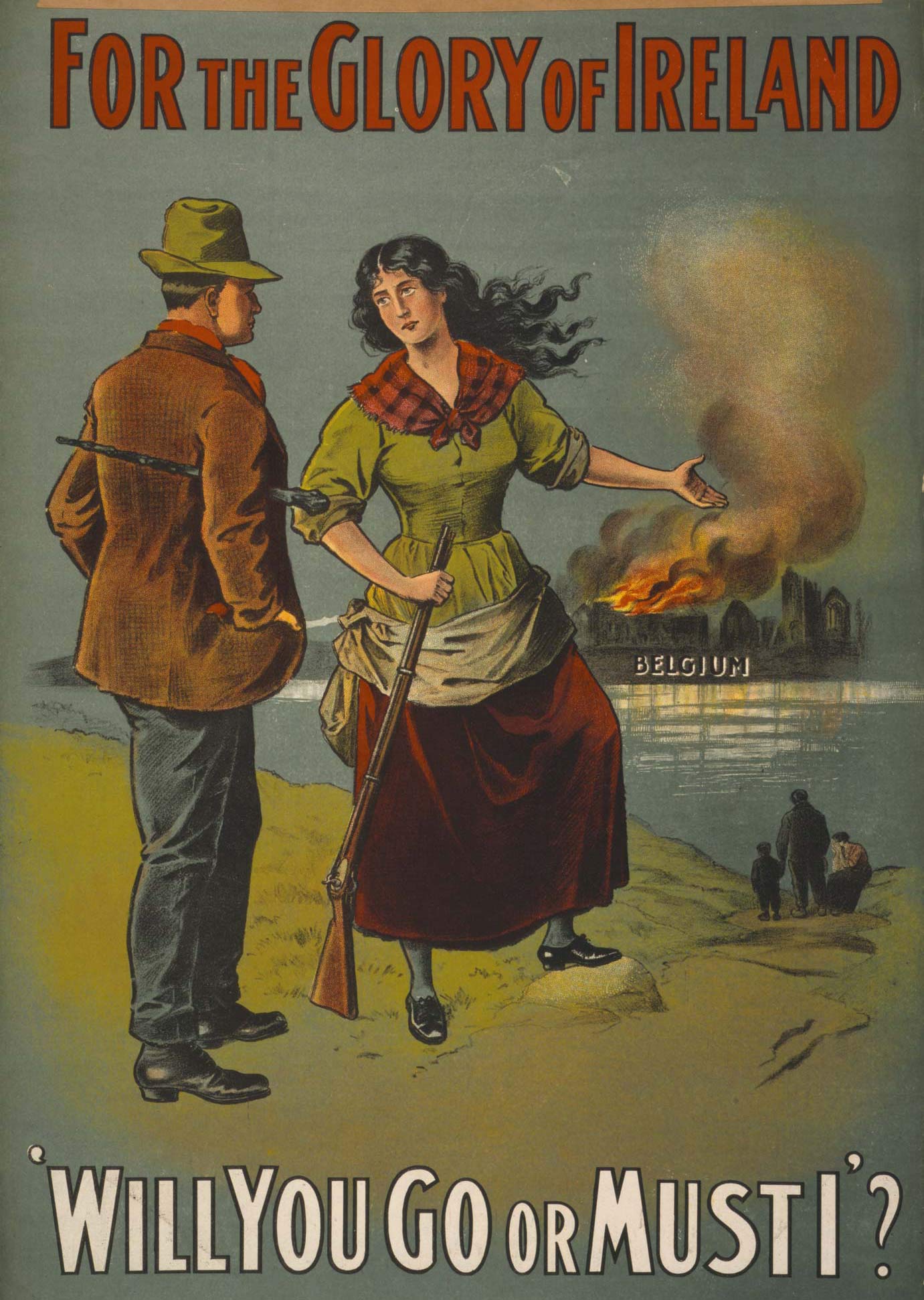 Irish recruitment poster from 1915