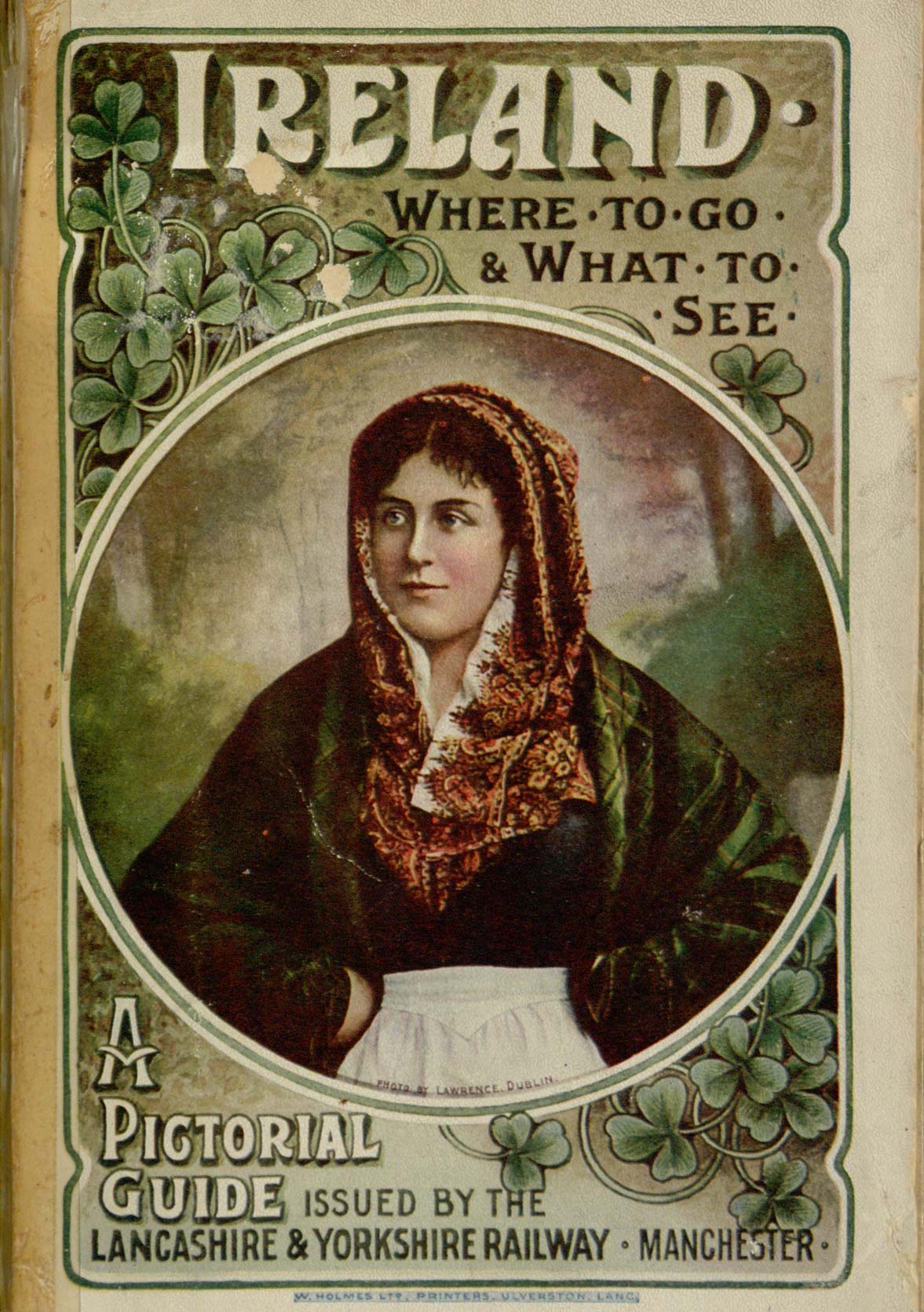 An illustration from a book published in 1903 by the Lancashire & Yorkshire Railway. (Image: 'Ireland. Where to Go and What to See'. Digital Library@Villanova University. http://digital.library.villanova.edu/Item/vudl:277333)