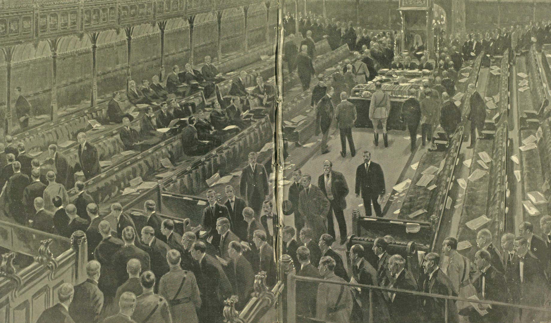 Conscription passed into law in Britain