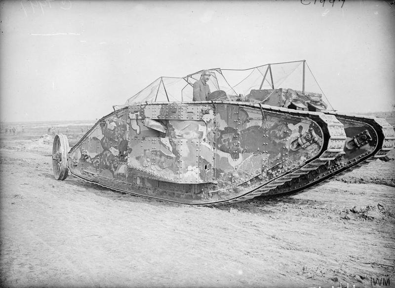 First tanks used on battlefield in France