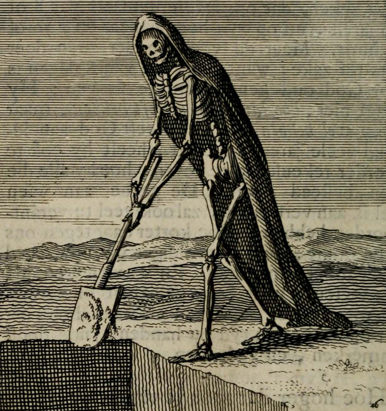 Gravediggers on strike at Glasnevin