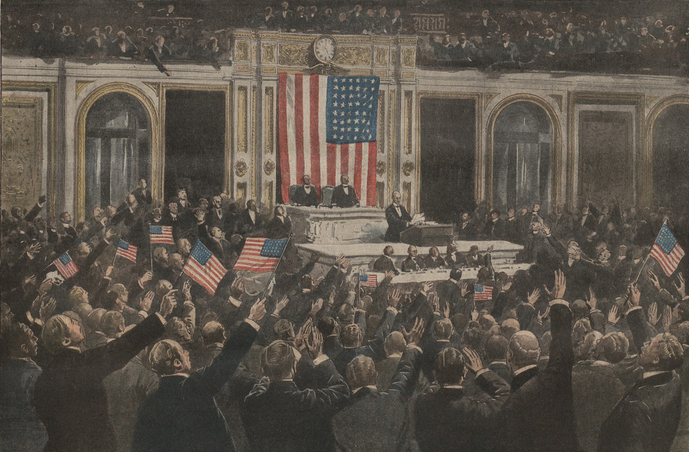 America enters the war