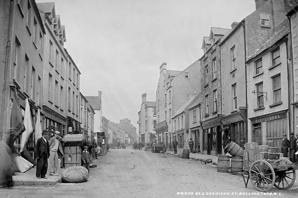 A view of Garden Street in Ballina where the bodies of the two dead infants have been discovered 
