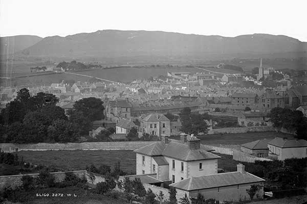 A view of Sligo where disturbances have resulted in the imprisonment of striking workers (National Library of Ireland, LROY 03272)