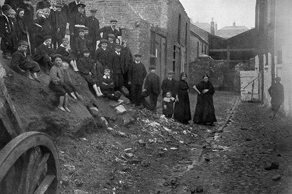 Photograph of Crime in the slums