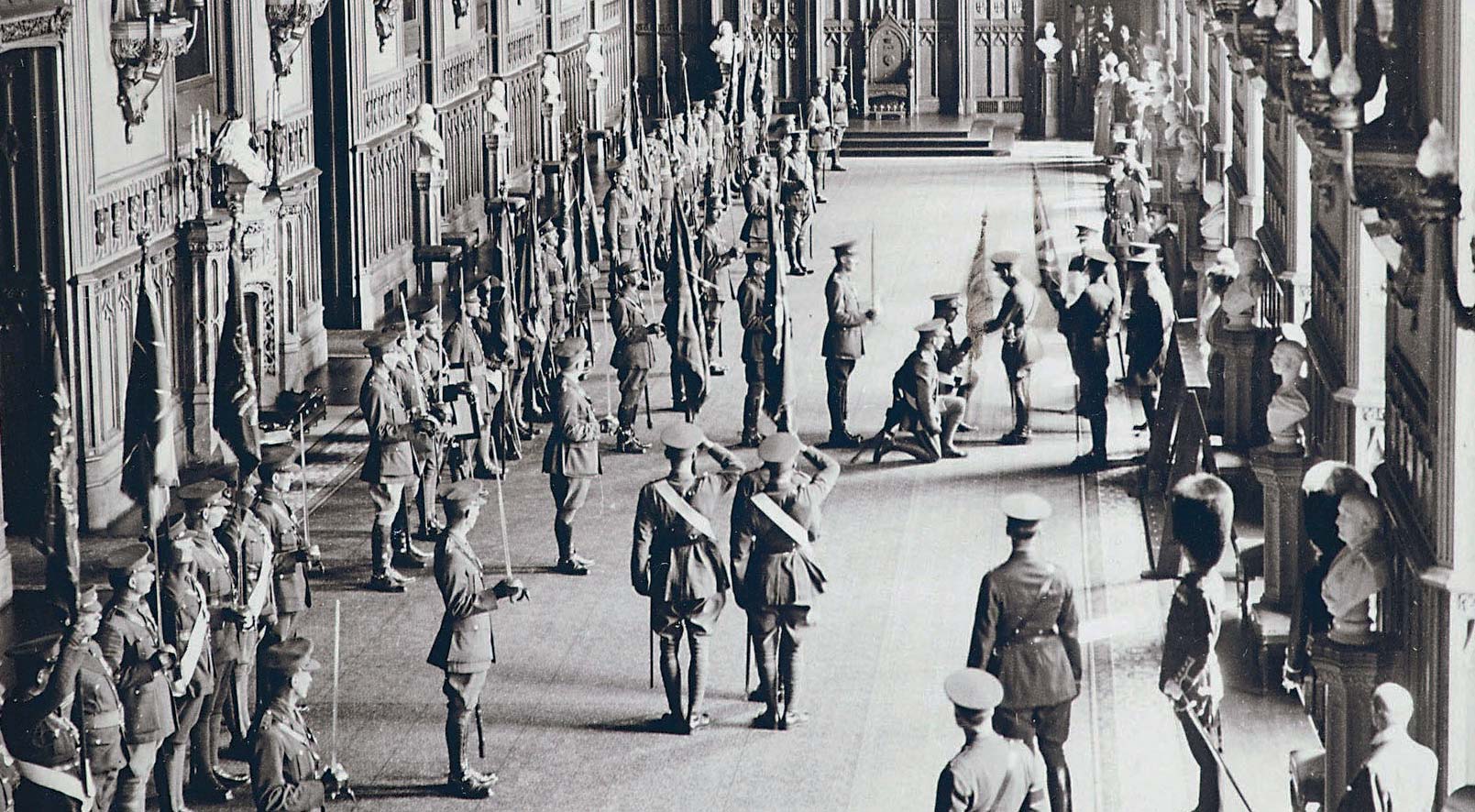 12 June 1922: George V Receives the Colours of Disbanded Irish Regiments