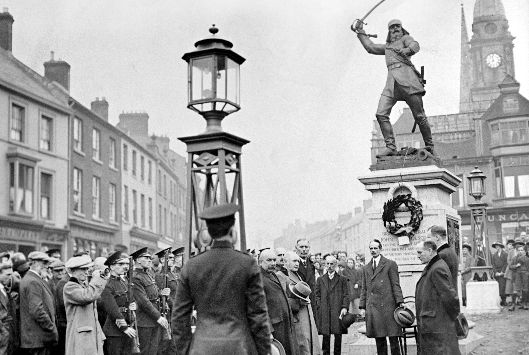 19 January 1922: Dedication of the John Nicholson Statue, Lisburn