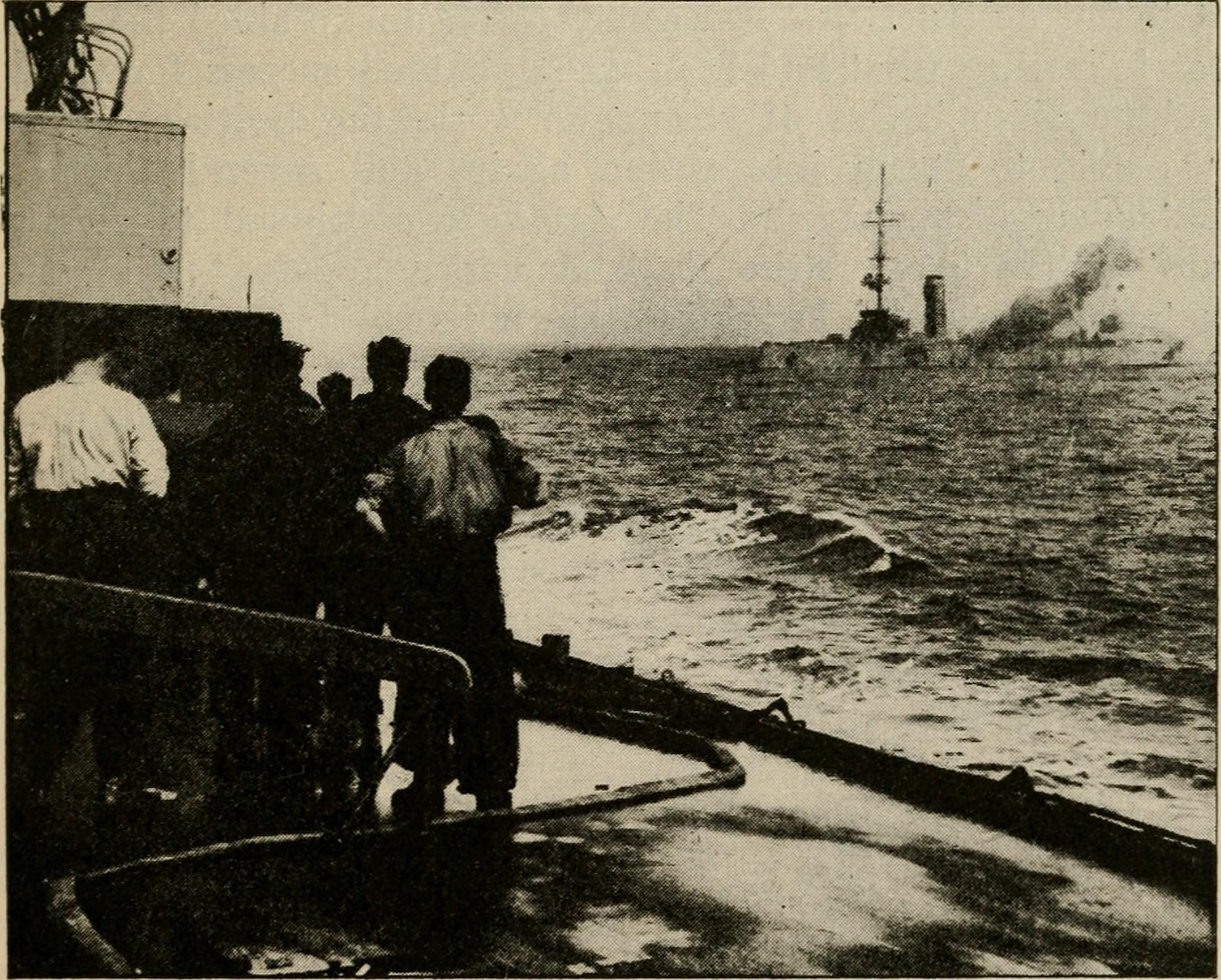 60 British casualties in first naval battle
