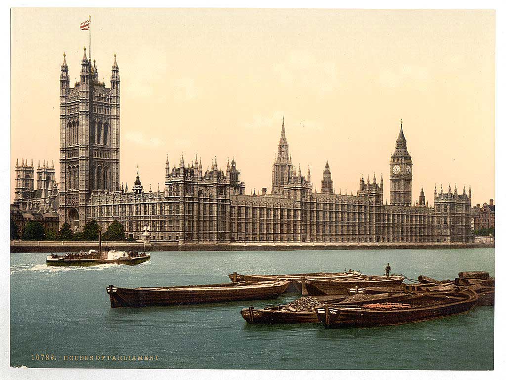 Photograph of Home Rule Bill rejected by House of Lords
