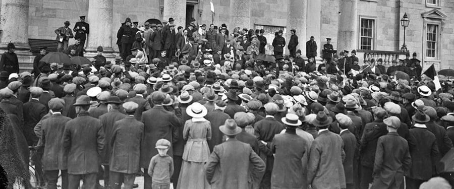 RTÉ Archives: Memories of Dev in Clare, 1917
