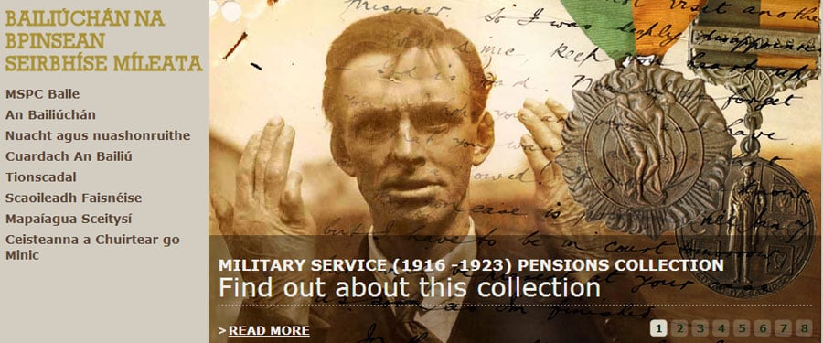 Why is the Military Service Pensions Collection important?